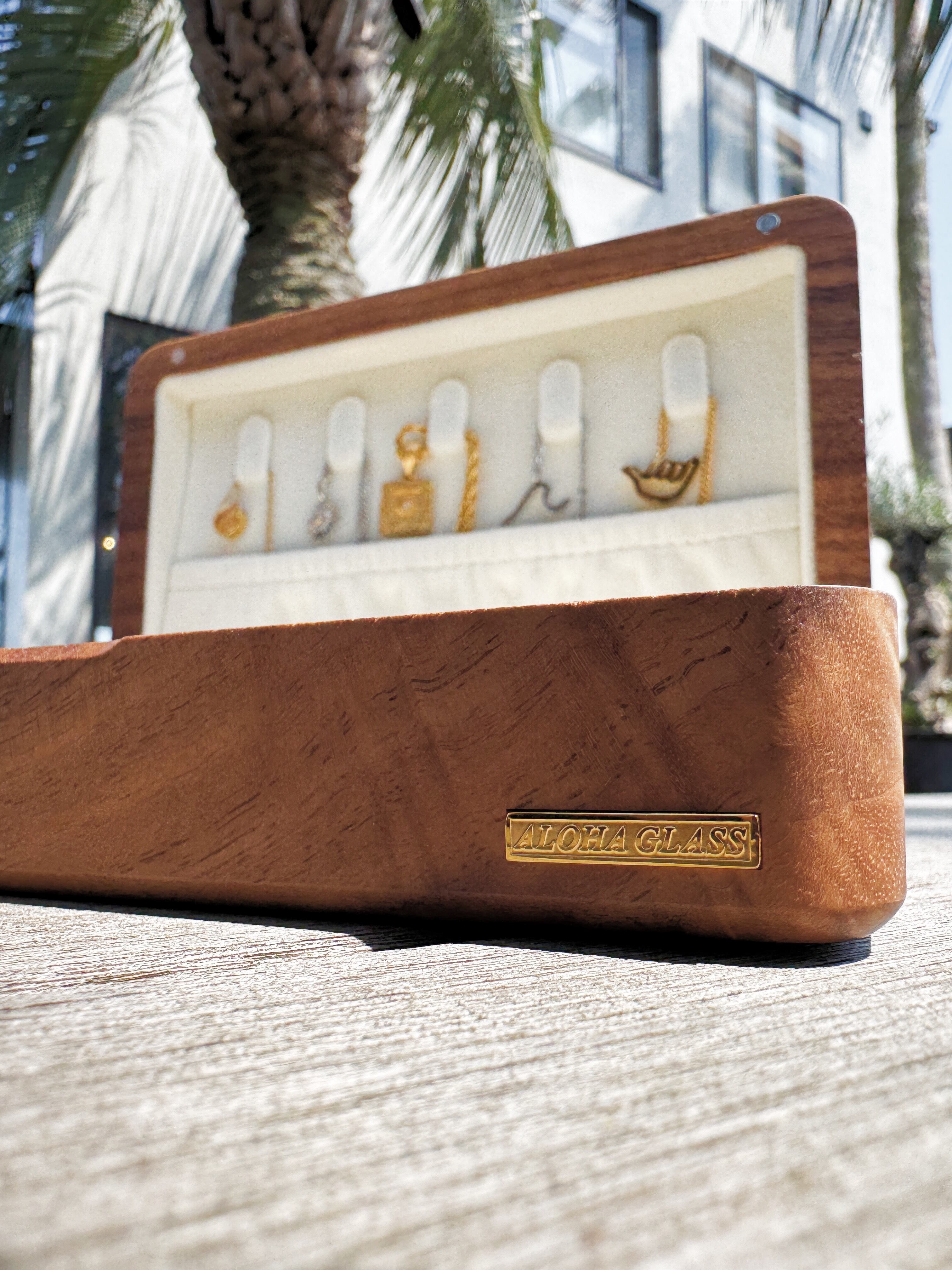 Message jewelry box | ALOHA GLASS