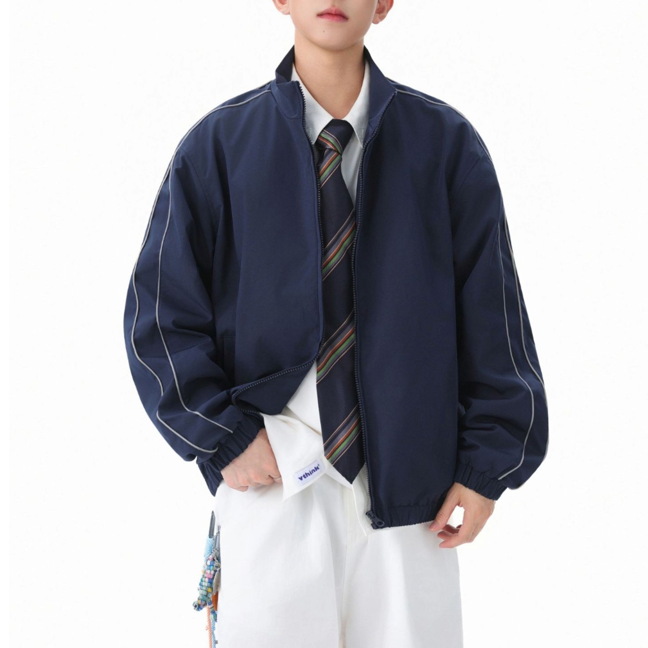 Piping Zip Jacket / M–2XL　TB2636・画像8
