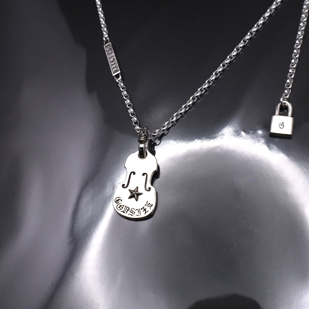BASS #1 with GODSIZE® I.D. TAG NECKLACE / ベース#1ゴッドサイズ® I.D.タグネックレス