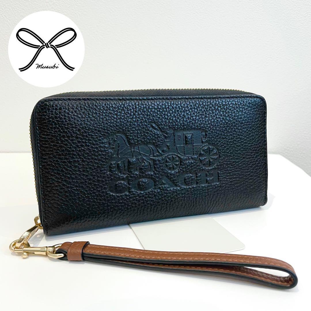 ✨Aランク✨ COACH Wallet コーチ 長財布 ストラップ付き | BrandShop 