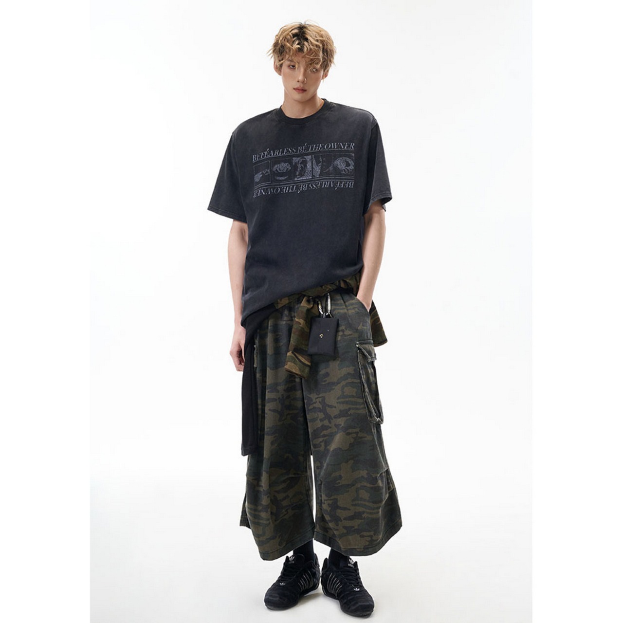 VINTAGE ストリート プリント Tシャツ T1700