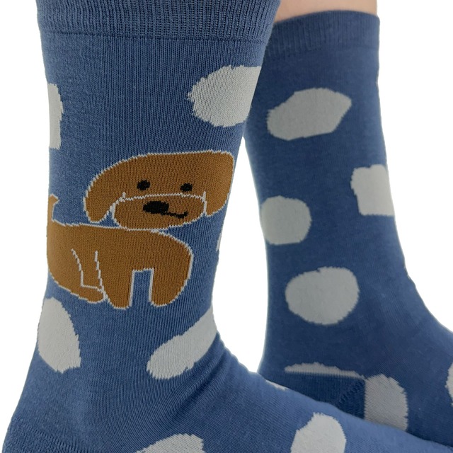 【JIN KITAMURA】北村人 SOCKS DOT POODLE ソックス ドット プードル