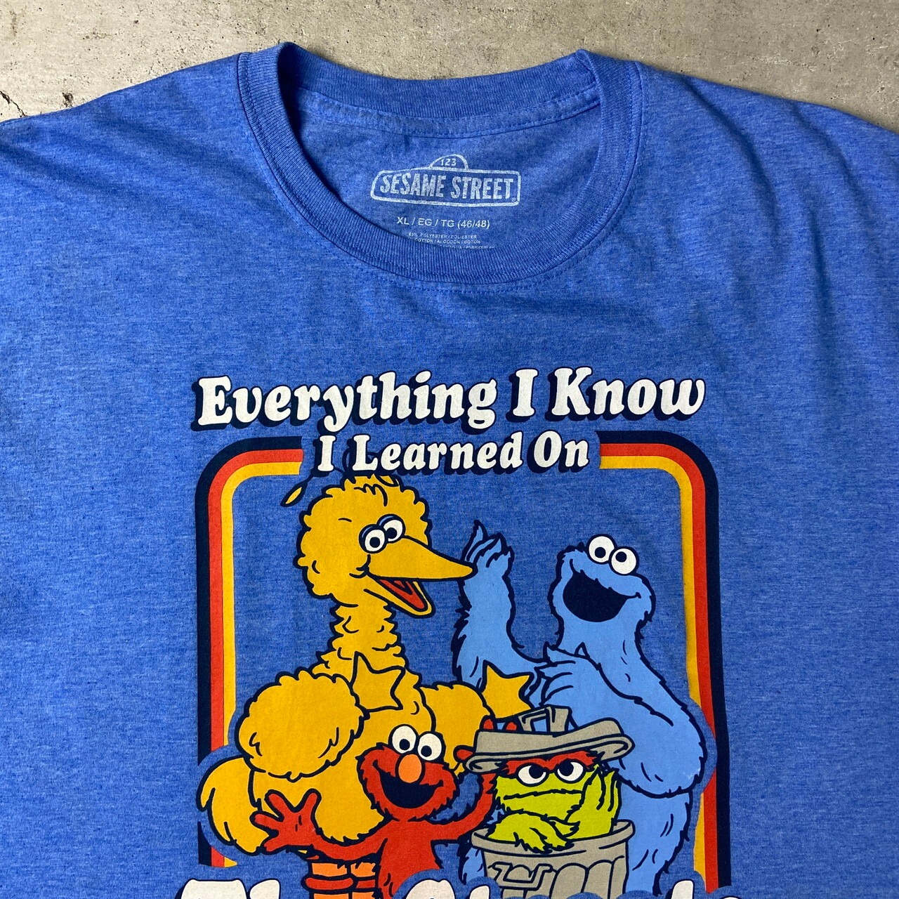 SESAME STREET セサミストリート キャラクタープリントTシャツ メンズ 