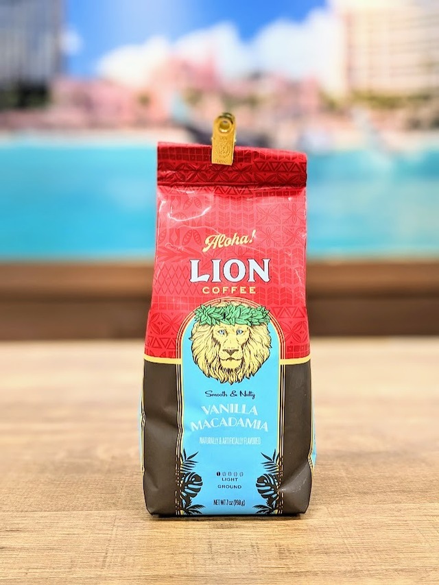 【LION COFFEE】バニラマカダミア7oz198g (粉)