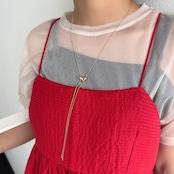 【受注予約:7月中旬入荷予定】heart motif necklace/gold