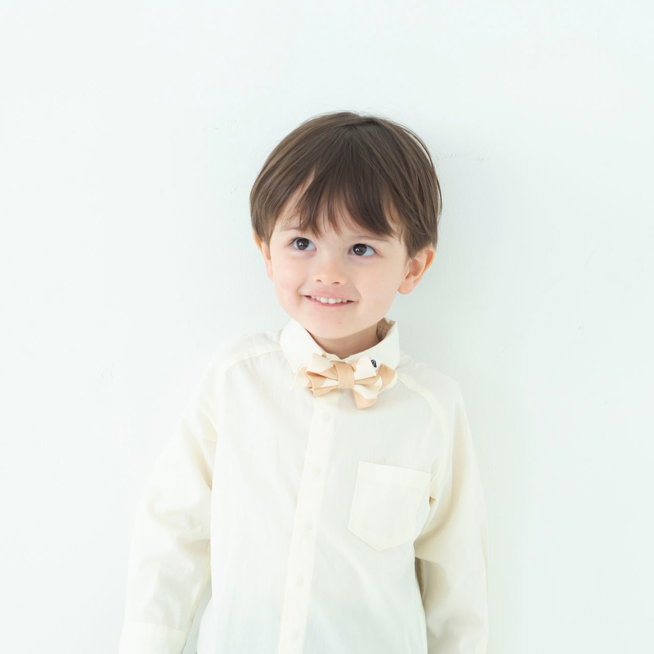 蝶ネクタイ 【ボーダーブルー】ブランド 子供 ヘアアクセサリー 男の子 女の子 日本製 キッズ ギフト