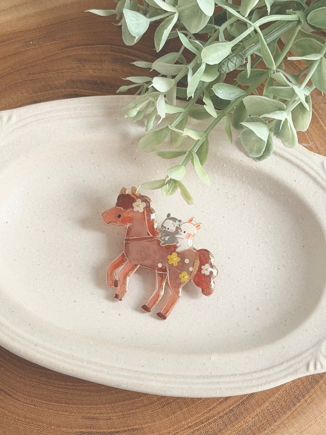 はくちょう座『デネブ』ブローチ