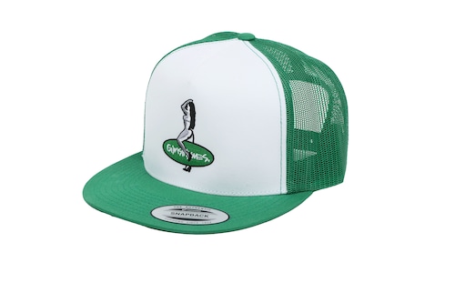 GINRHYMES / "LADY BOAD" SNAP BACK CAP / GREEN GINRHYMES / "LADY BOAD" SNAP BACK CAP / GREEN