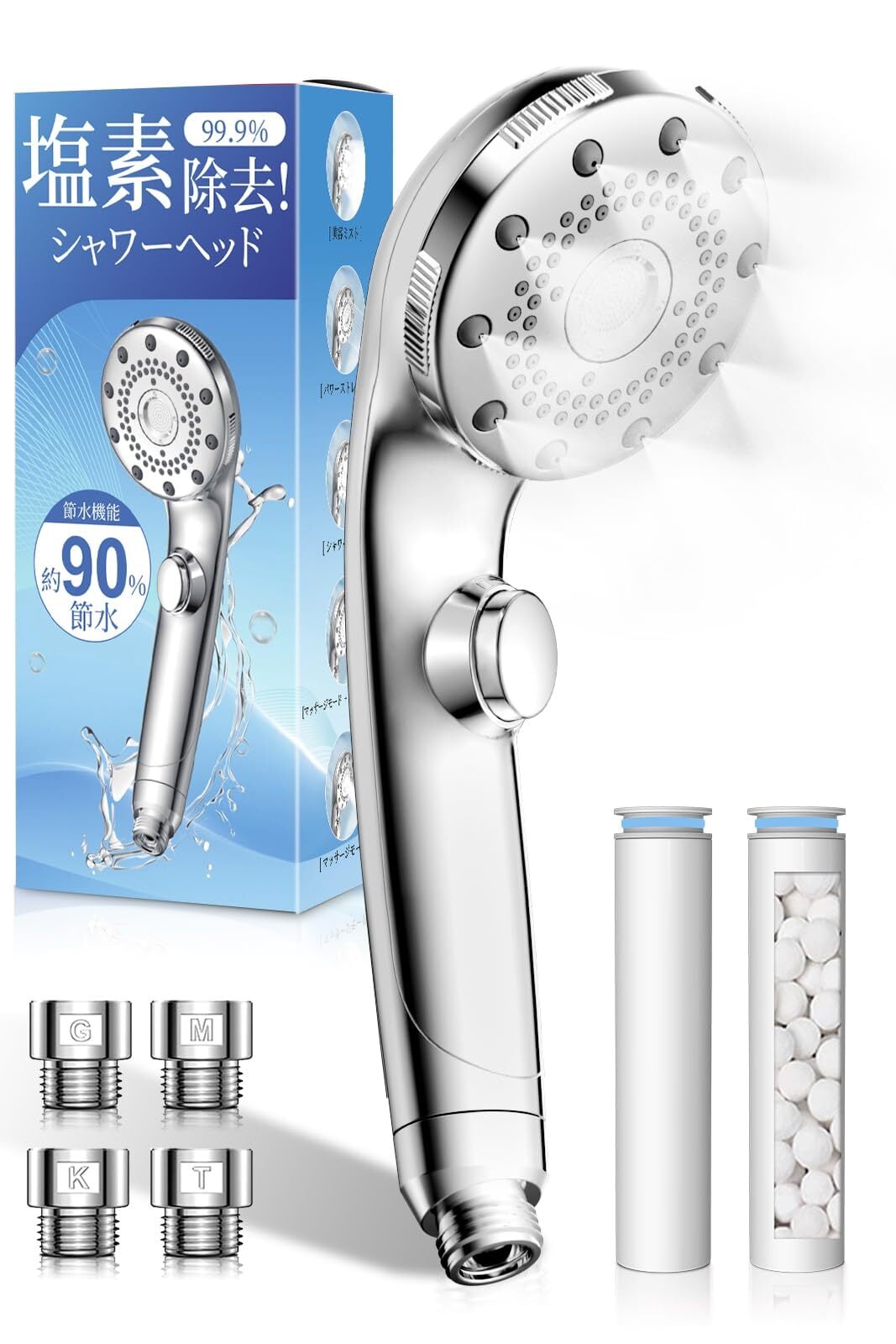 シャワーヘッド マイクロナノバブル 2025革新モデル・節水90% シャワー