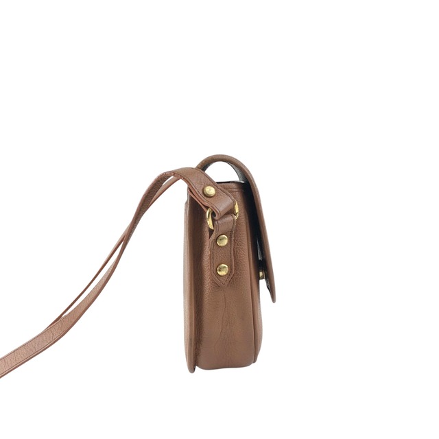 Yves Saint Laurent イヴ・サンローラン ショルダーバッグ ブラウン YSL レザー vintage ヴィンテージ オールド ews436