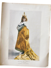 1900s Le Théâtre フランス ベルエポック的女優たちのポートレート Amélie Diéterle アンティーク