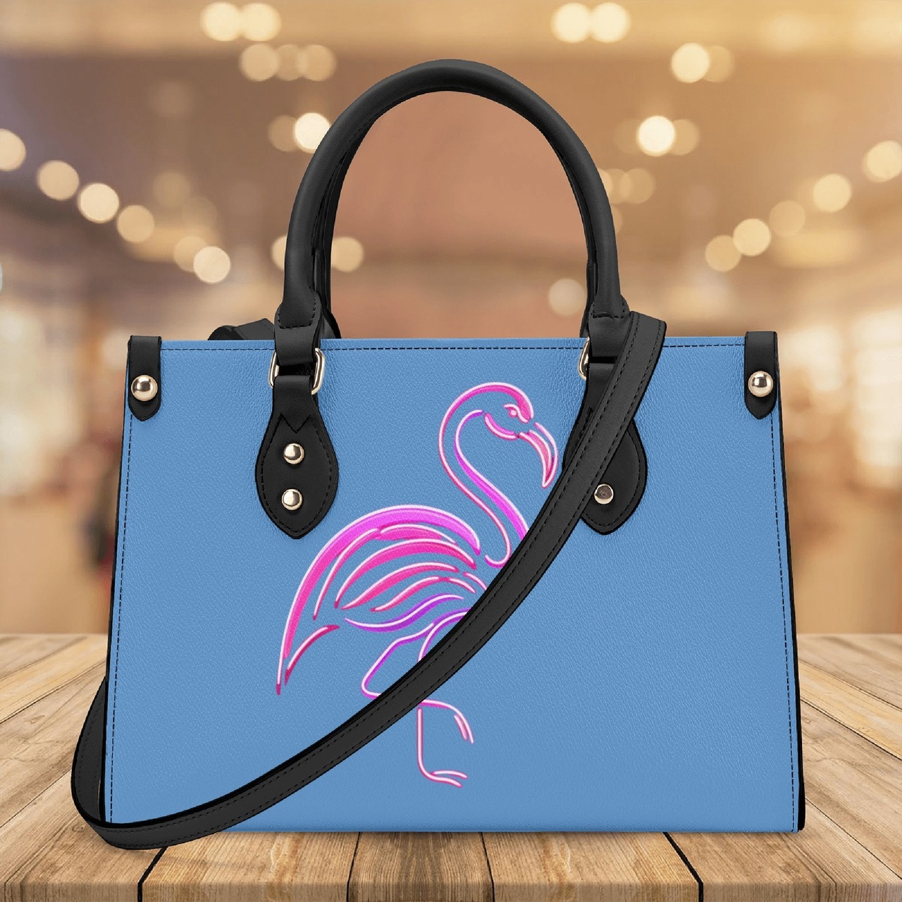 Luxury Women PU Handbag With Shoulder Strap Neon 4798