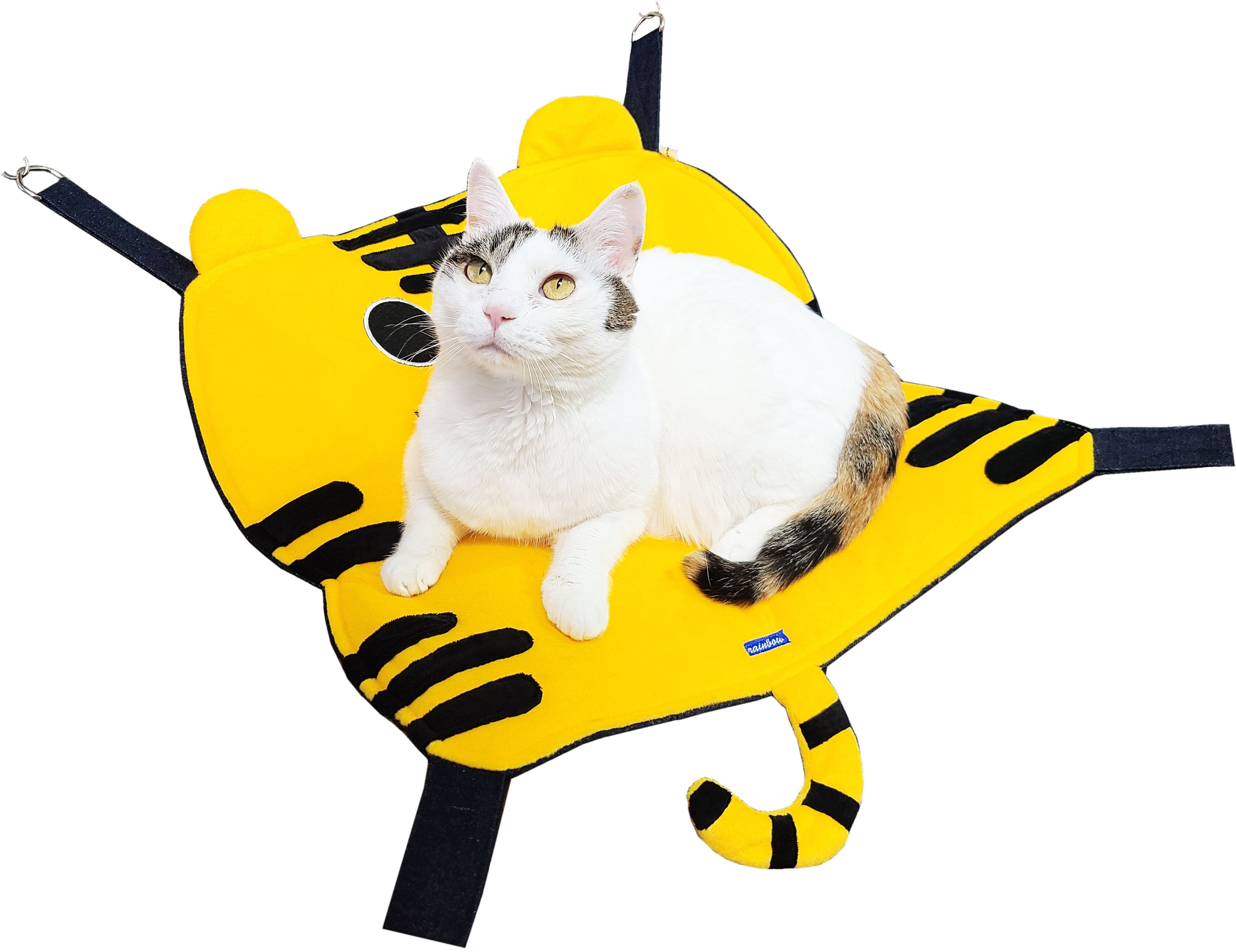 【猫ちゃん用】アニマル猫のハンモック　トラ/ライオン