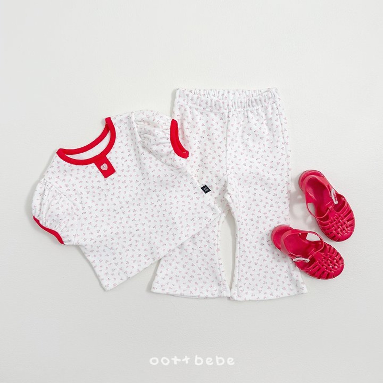 [oottbebe] Lovely Eyelet set / [오뜨베베] 러블리아일렛상하복