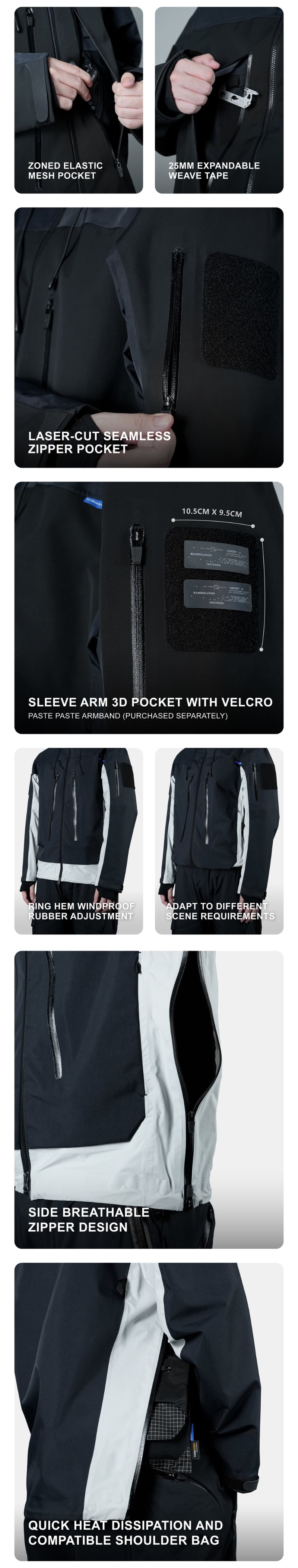 REINDEE LUSION 24AW 全天候型ハードシェル3レイヤーパフォーマンス