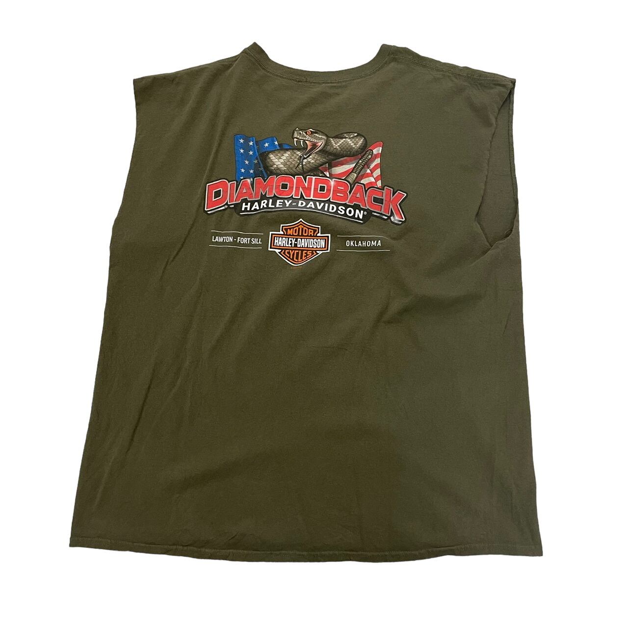 Harley Davidson / no sleeve T-shirt #C054