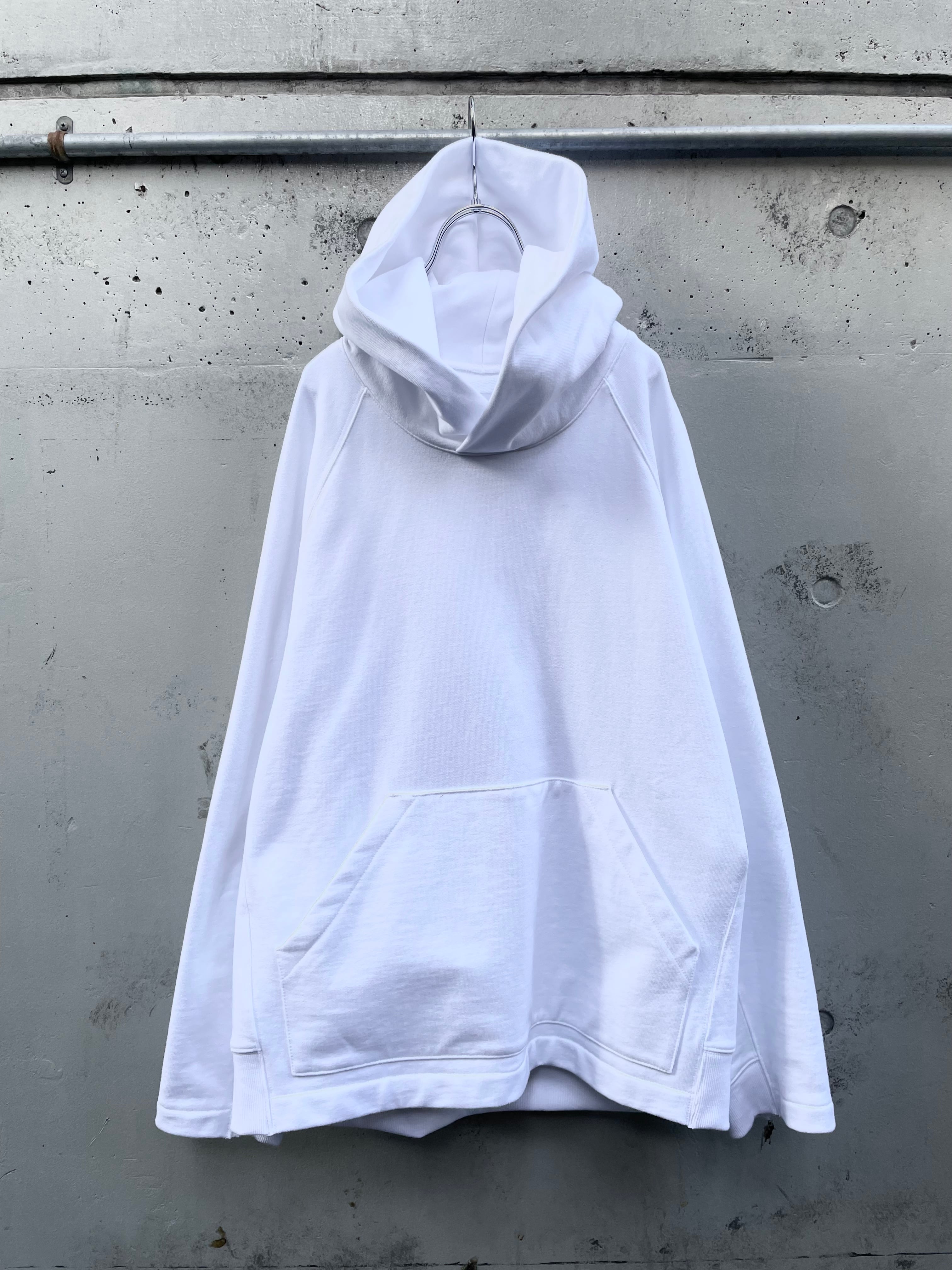 『VOAAOV』PILE SHAPE KNITTED HOODIE / WHITE