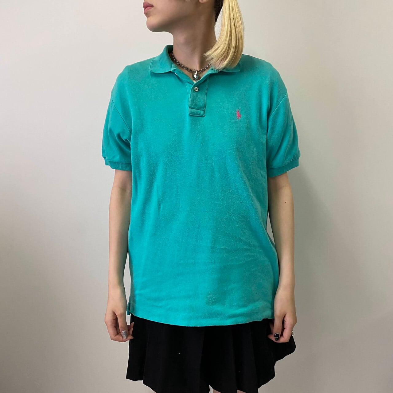 Ralph Lauren ラルフローレン Tシャツ地 ポロシャツ メンズM 古着 ワン