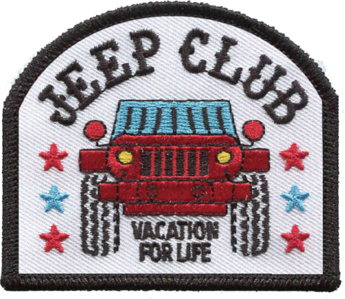 送料無料　VFL PATCHES  アイロンパッチ　アメリカンワッペン VFL JEEP CLUB