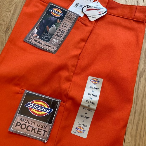 “NOS” Dickies 42283 CELL PHONE WORK SHORTS-OR-34