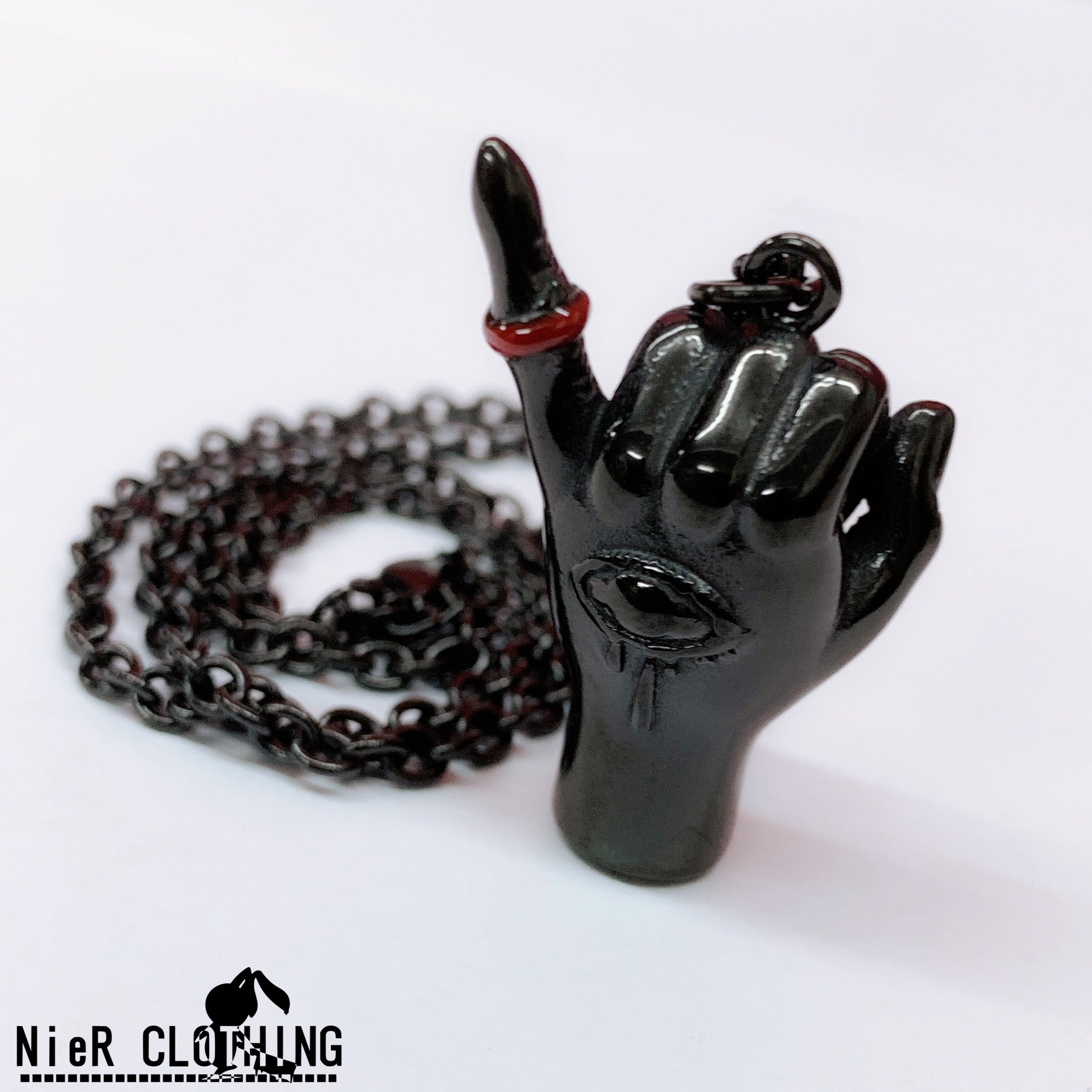 NieR BLACK FACE NECKLACE ブラック フェイス ネックレス