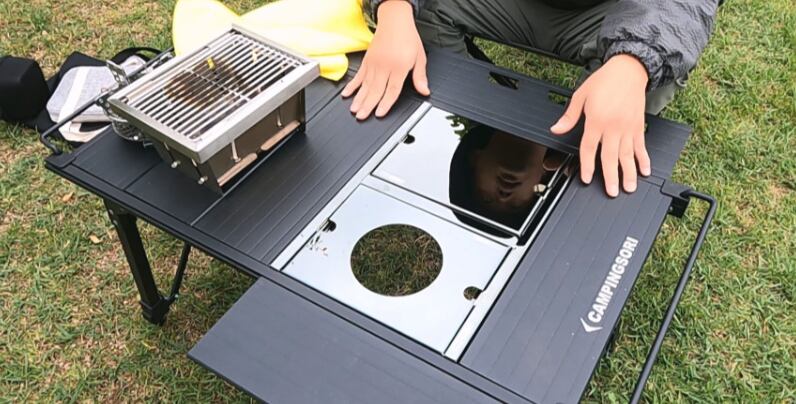 IGTテーブル専用ユニットHフレーム ハーフユニットバーナー天板