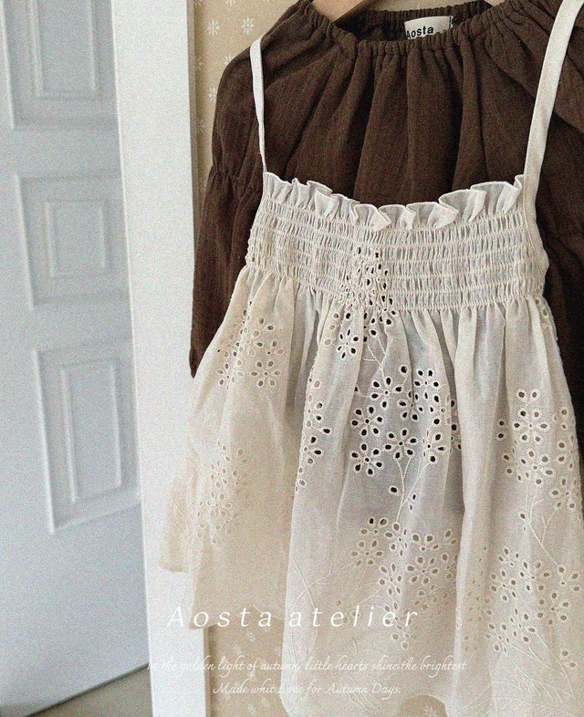 残り1点 即納⌇レース リーフ ワンピース ビスチェ