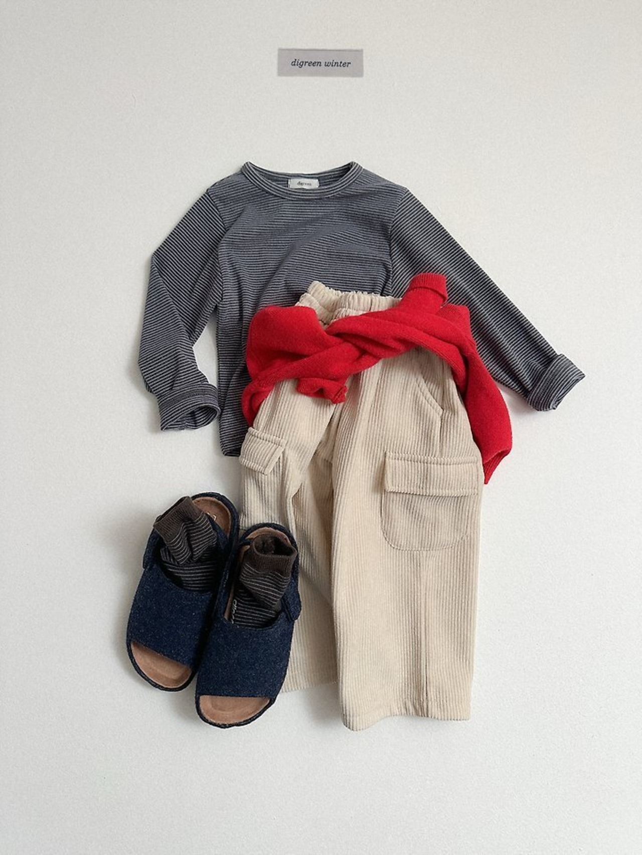 〖取寄〗韓国子供服 / 26winter / Digreen / ウォルナットソックス / キッズ / 冬服 *S~XL*