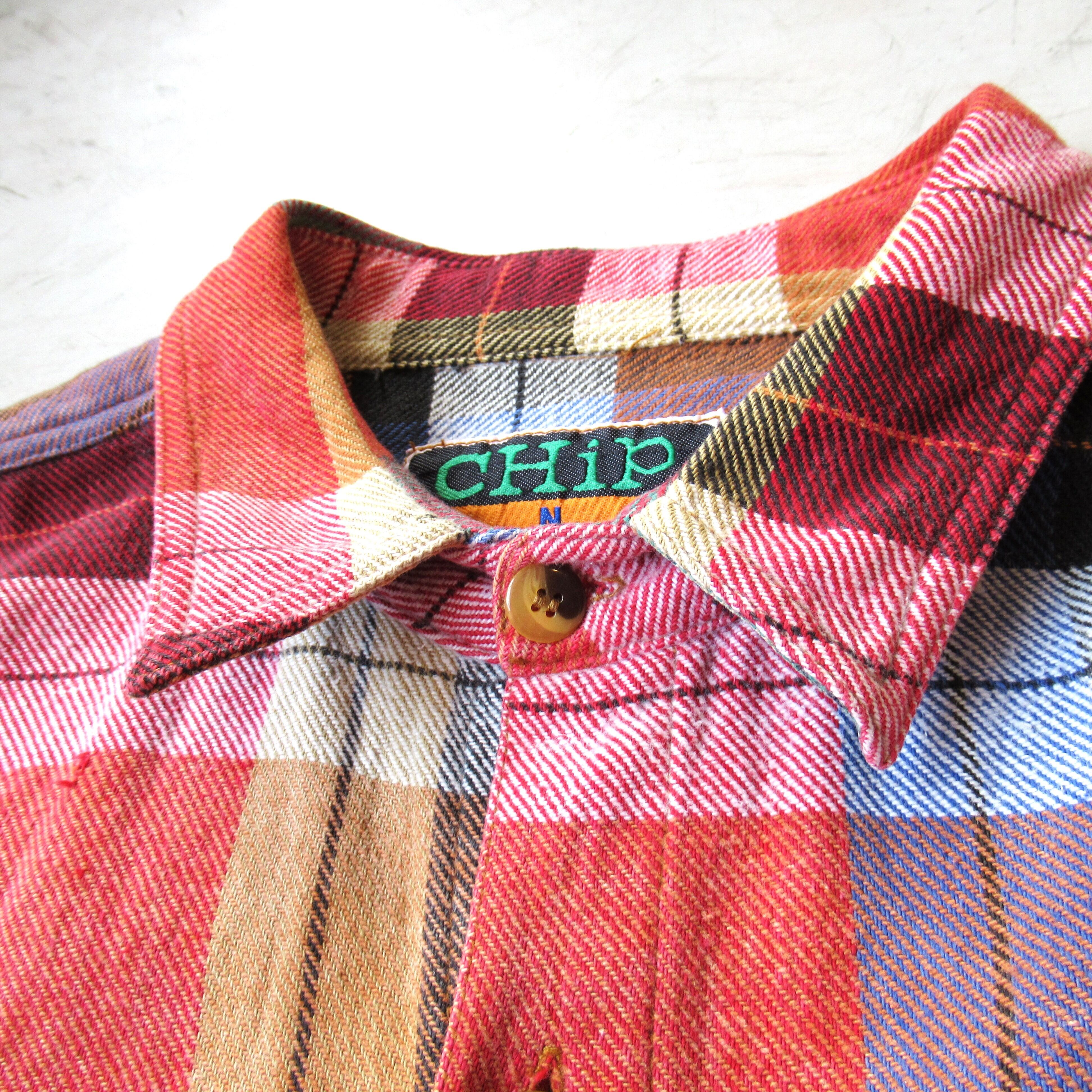 S CHIP AND PEPPER FLANNELSHIRTXL   drop by