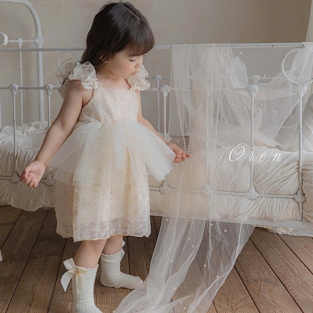 【取寄】oren|shiny tulle dress|シャイニーチュールワンピース|S-XL|kids|26 summer 2nd