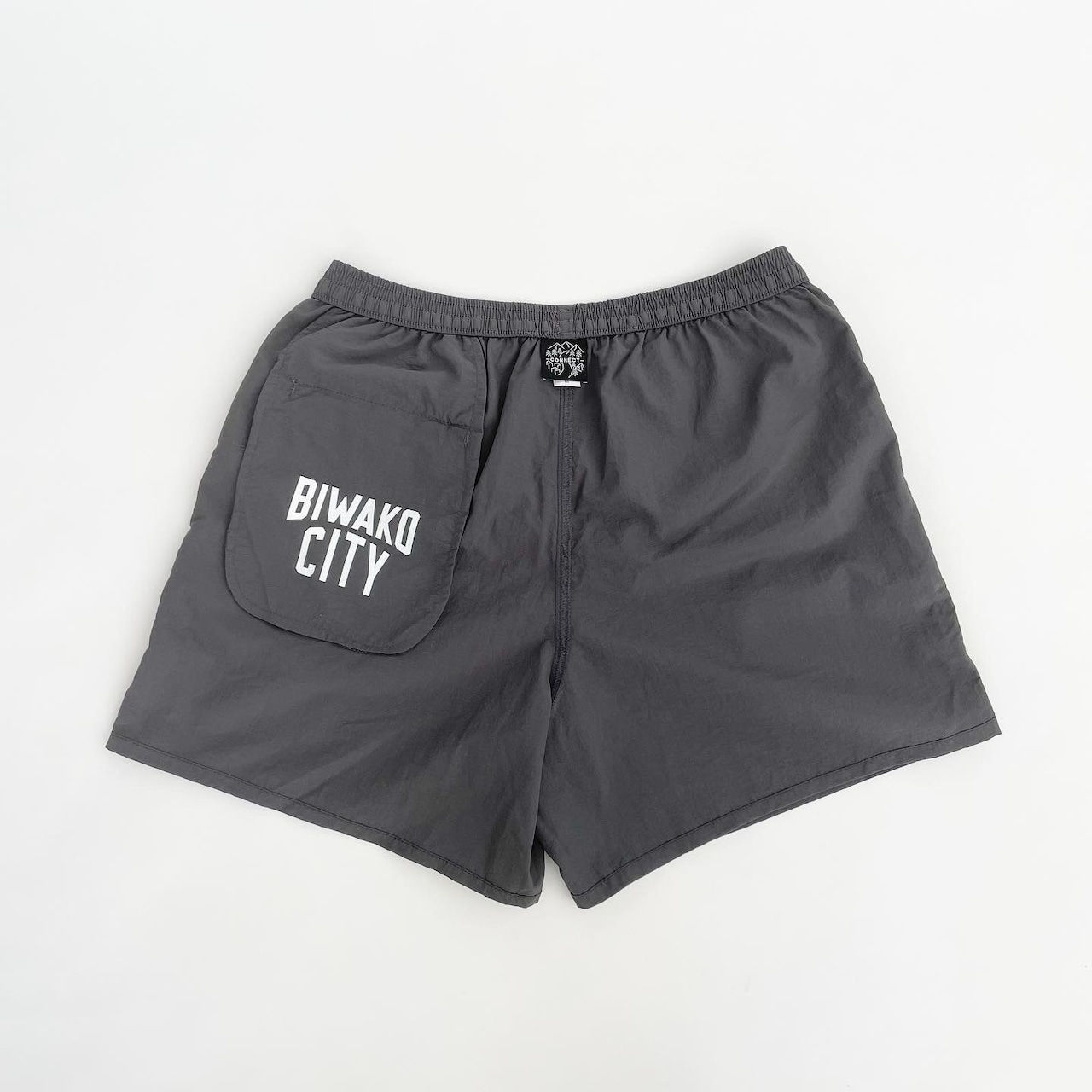 BIWAKO CITY / NYLON SHORTS / GRAY