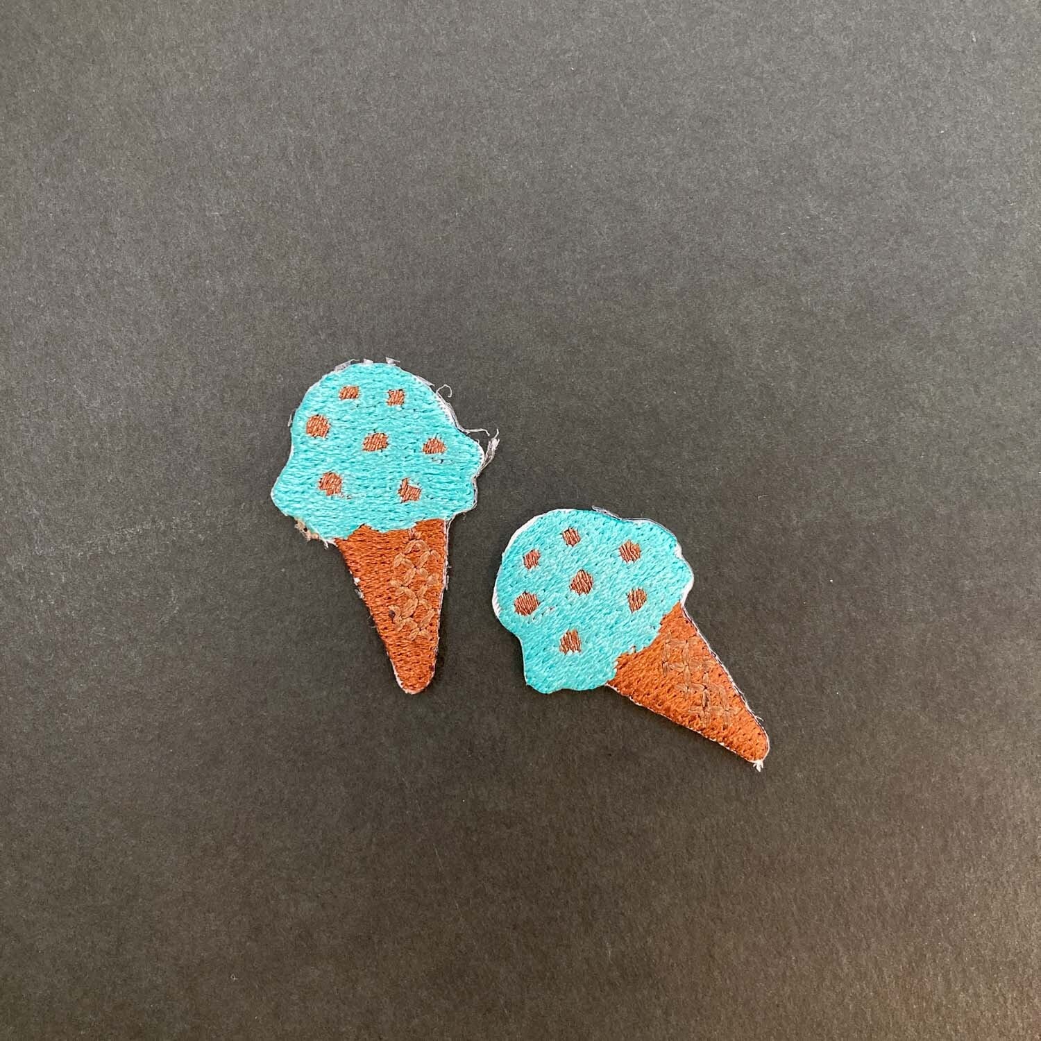 チョコミントアイスのワッペン | Dua-アクセサリーパーツショップ
