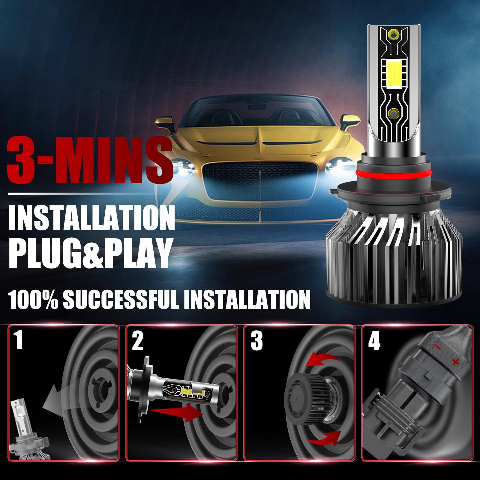 シボレー コロラド 社外ヘッドライト ブラックスモーク