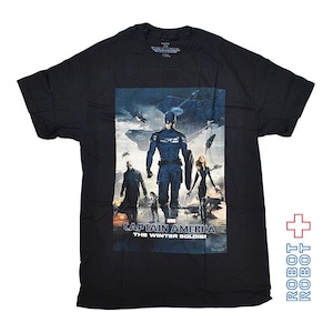 Tシャツ マーベル キャプテンアメリカ ウィンターソルジャー ポスター柄