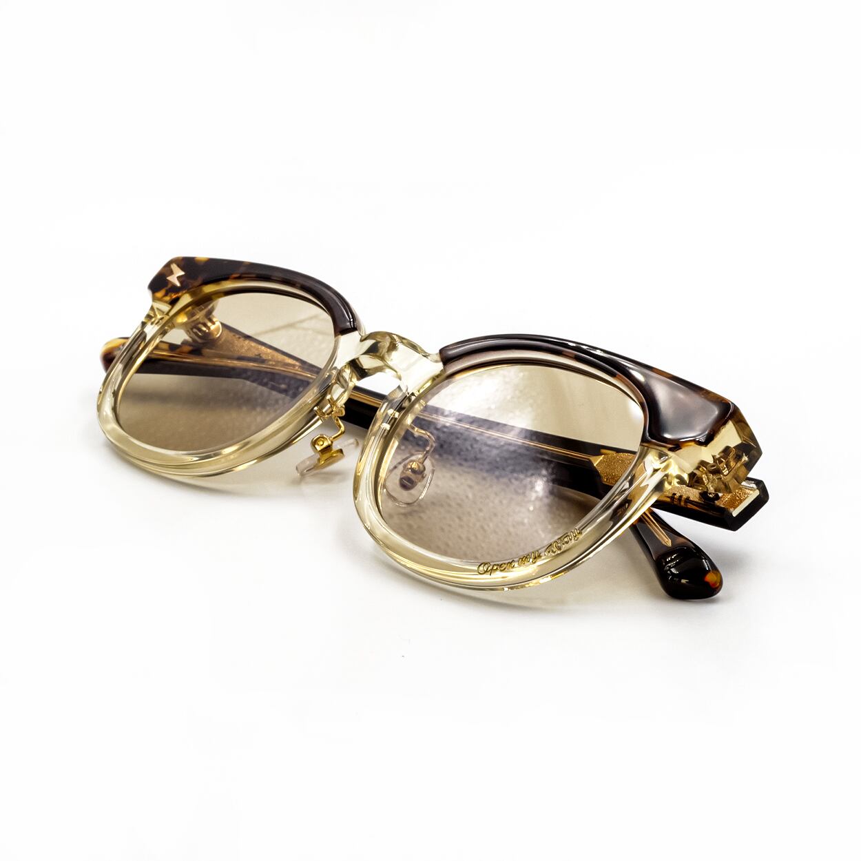 ⚡︎ Khakiレンズ / 2tone Vintageフレーム・Open my way ⚡︎ | ☆N S H☆