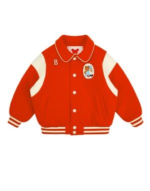 [BEBE DE PINO] Teen friends varsity padding jumper 正規品 韓国ブランド 韓国ファッション 韓国代行 韓国通販 ベベドピノ bebedepino 日本 店舗 韓国 子供服