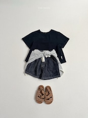 【取寄/韓国直送】minirobe 26/SM ビンテージノンフェイドデニムパンツ|夏服|韓国子供服