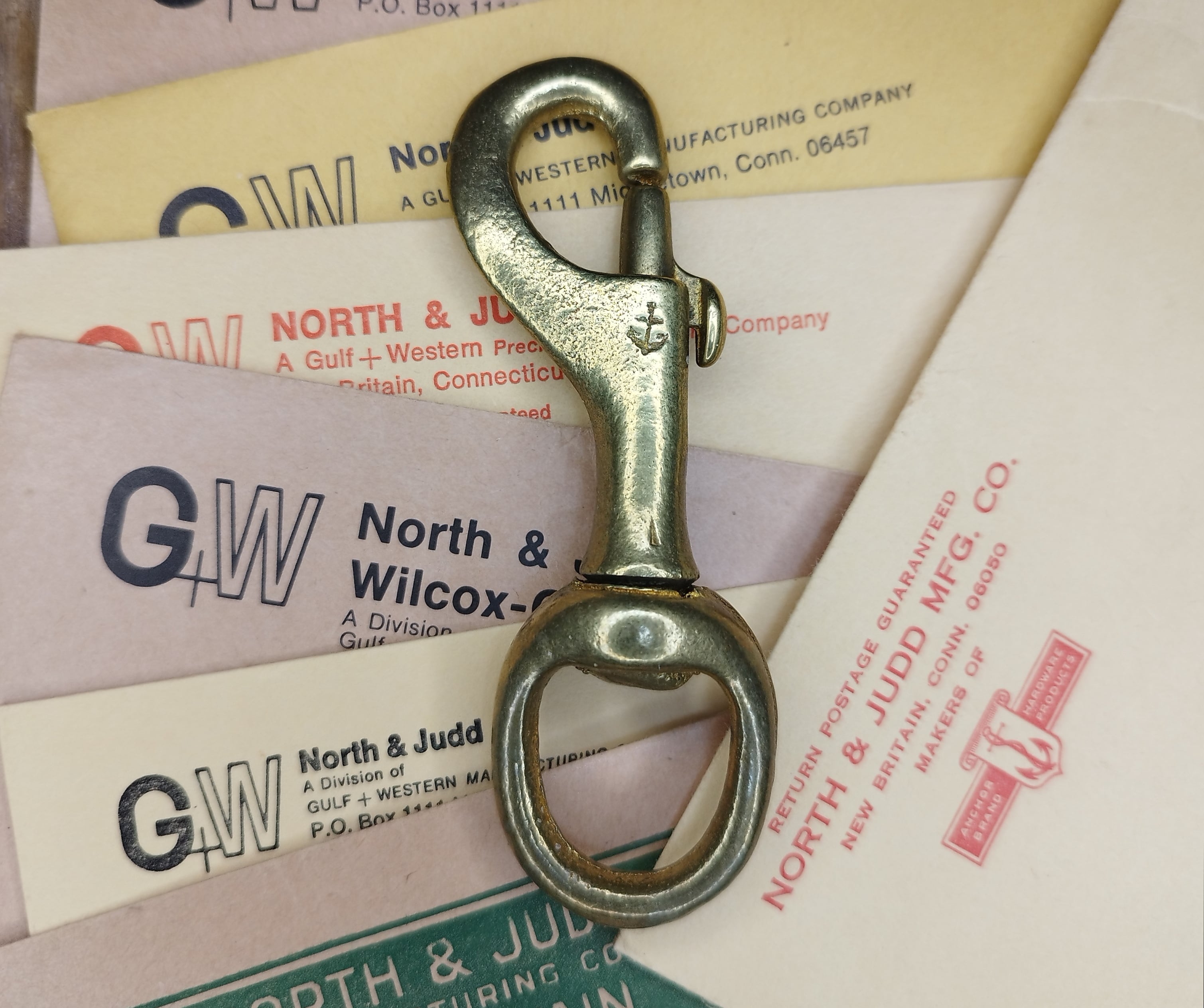 NORTH&JUDD製ヴィンテージナスカン！ホースシューシャックル&キーリング North & Judd Vintage millitary swivel snap hook | ヴィンテージ金具