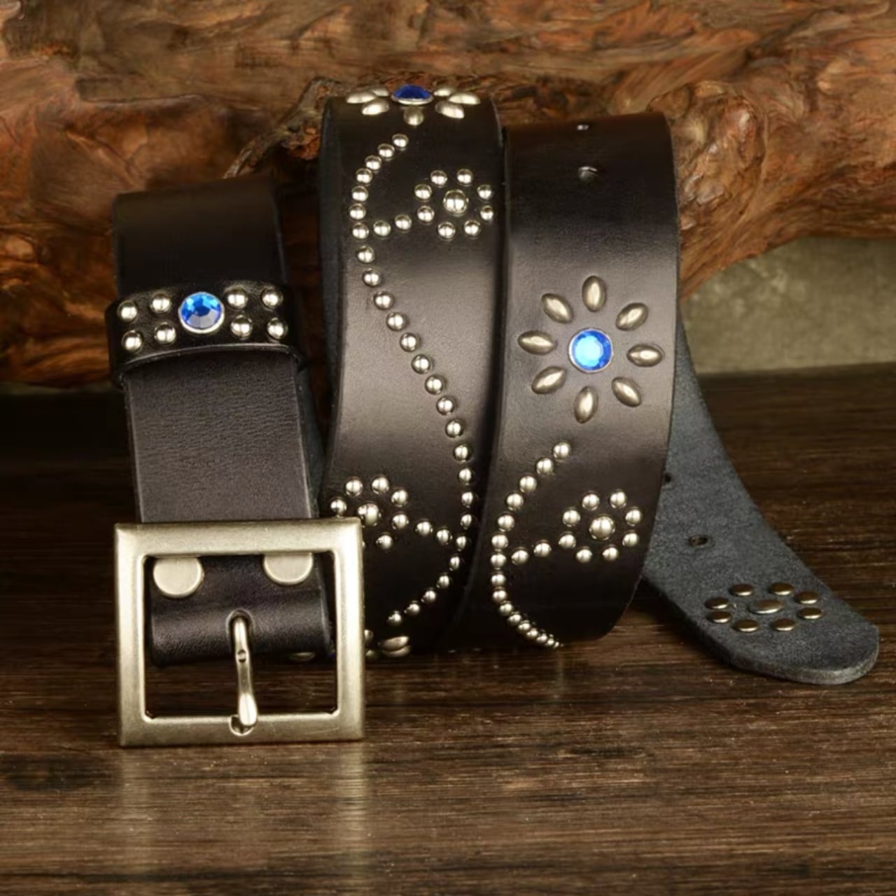 CLASSIC STUDS LEATHER BELT | EXPRESSER OFFICIAL