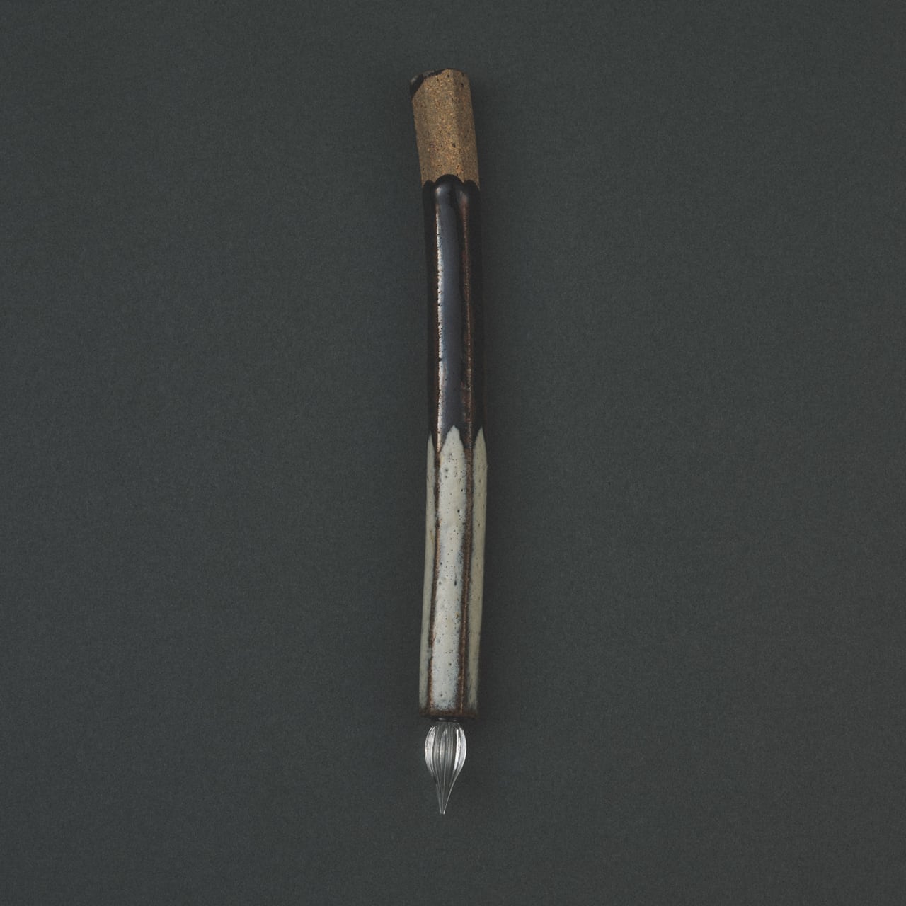 金かすり しのぎガラスペン｜有田焼