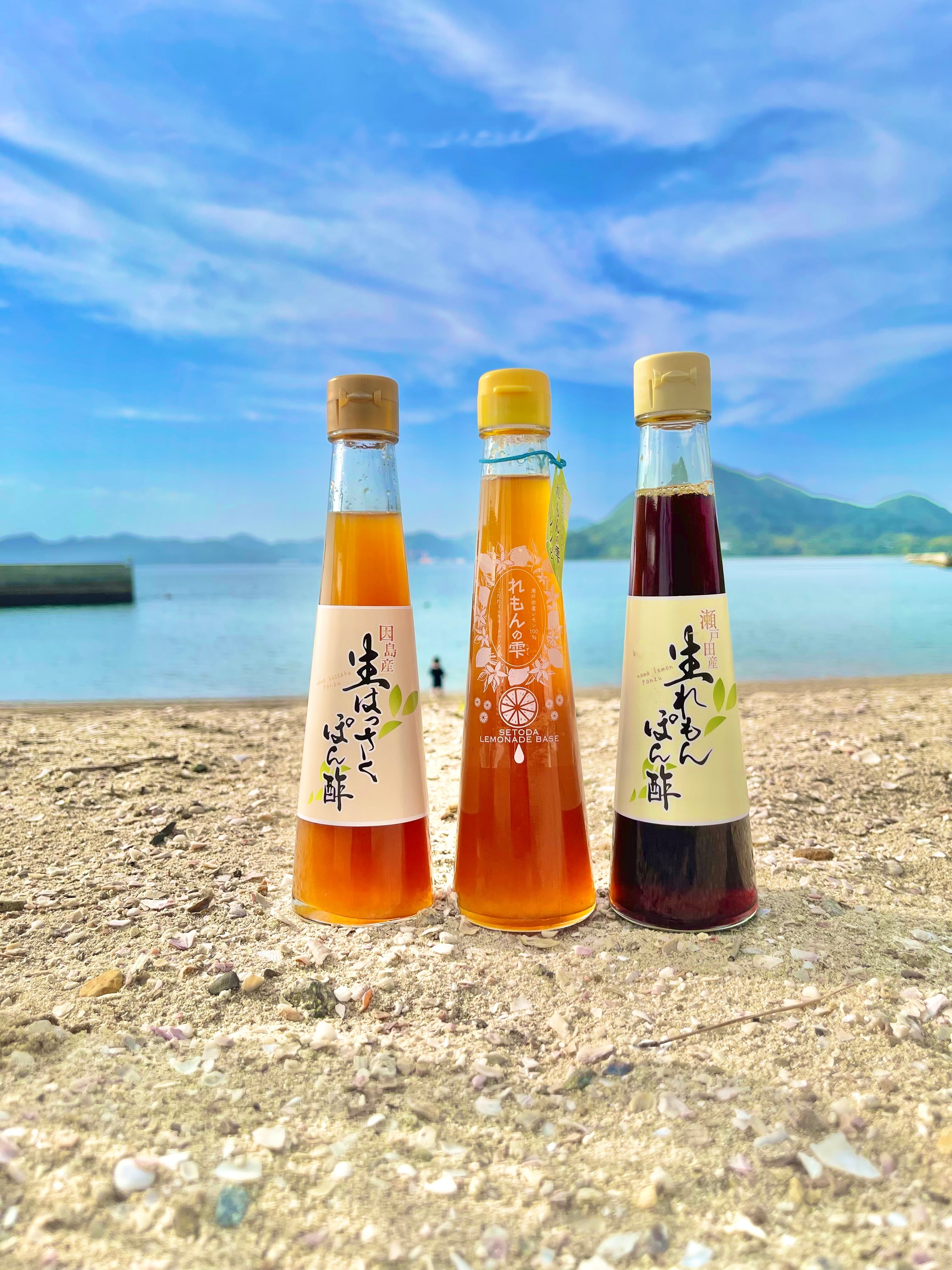 ぽん酢&れもんの雫3本セット | 島の駅しまなみ1 ONLINE SHOP