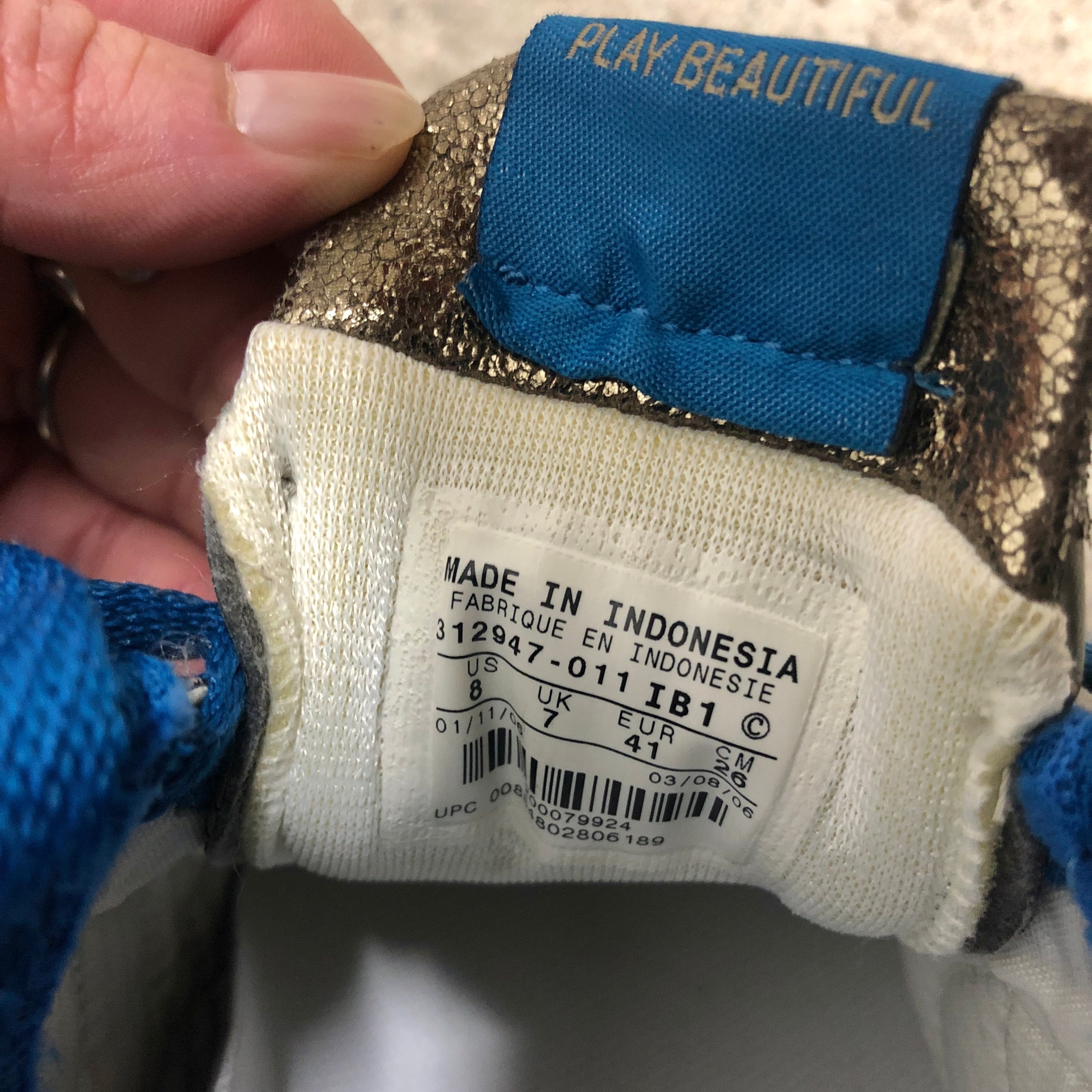 NIKE/TIEMPO WC/2006年製/DEADSTOCK/26.0cm/ティエンポ/ゴールド