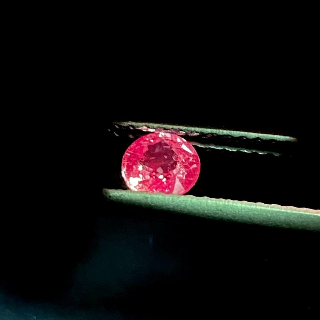 非加熱 パパラチア サファイア ルース GIA 鑑別付き 0.43ct 宝石 GEM 