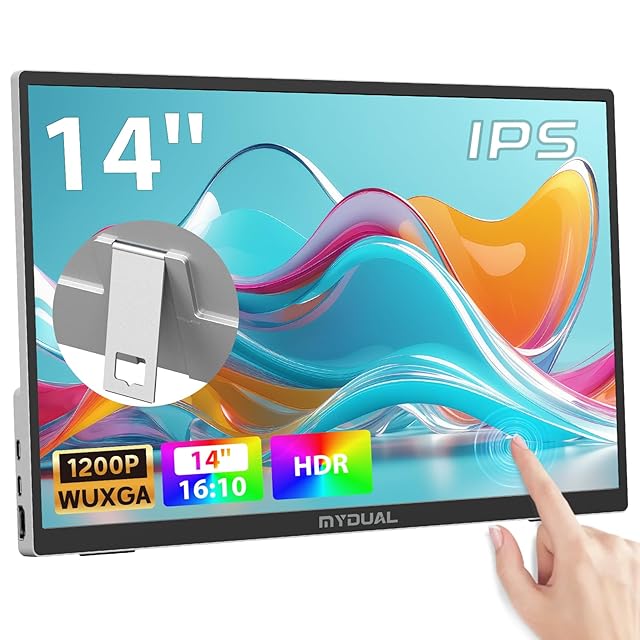 FPD 24.5インチ モバイルスマートモニター 10点タッチ 1080P IPS 大