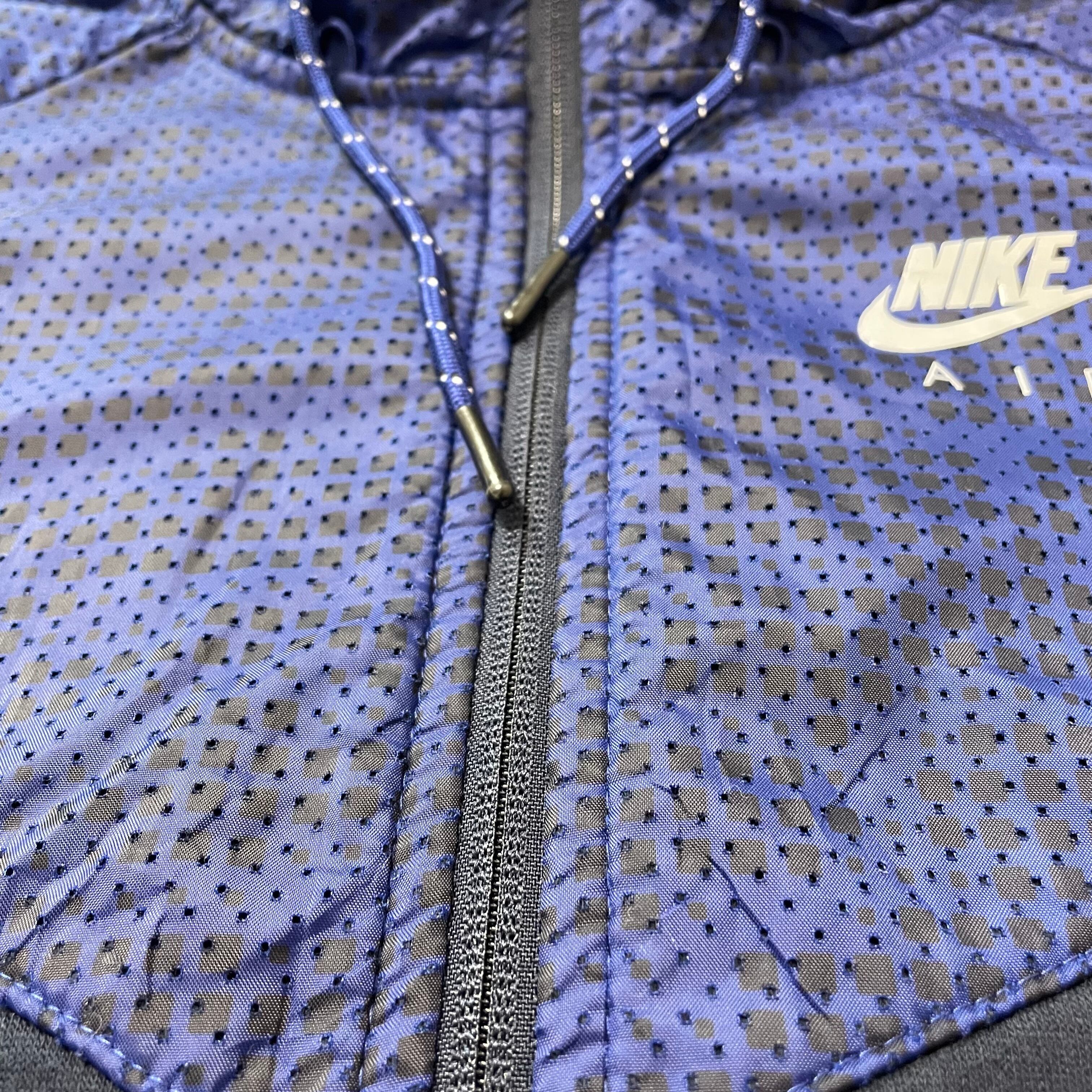 【※希少】NIKE ナイキ★ワンポイント刺繍ロゴ スウェットパーカー 2XL 紫