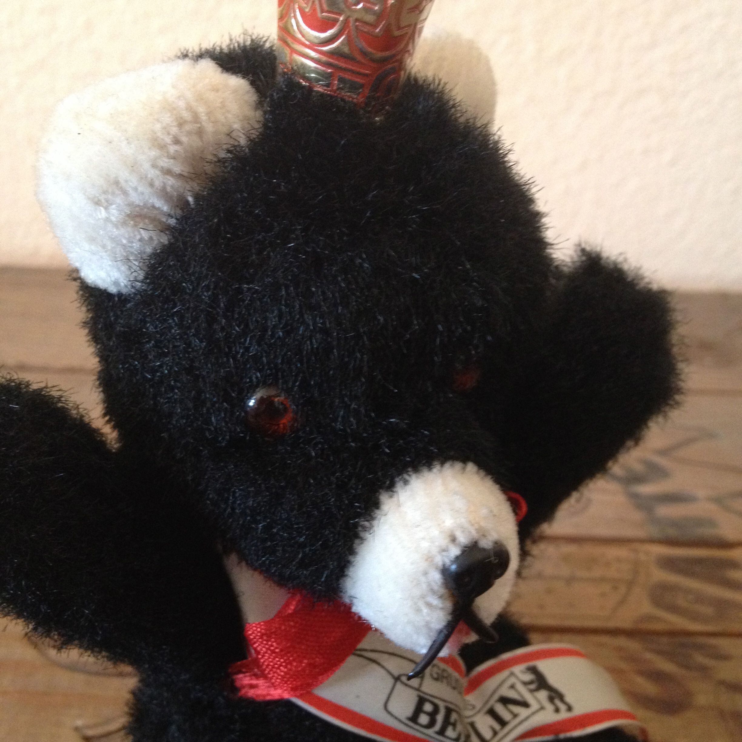 DDR ☆東ドイツ/ヴィンテージベア/ベルリンベア/黒色/ブラック☆DDR