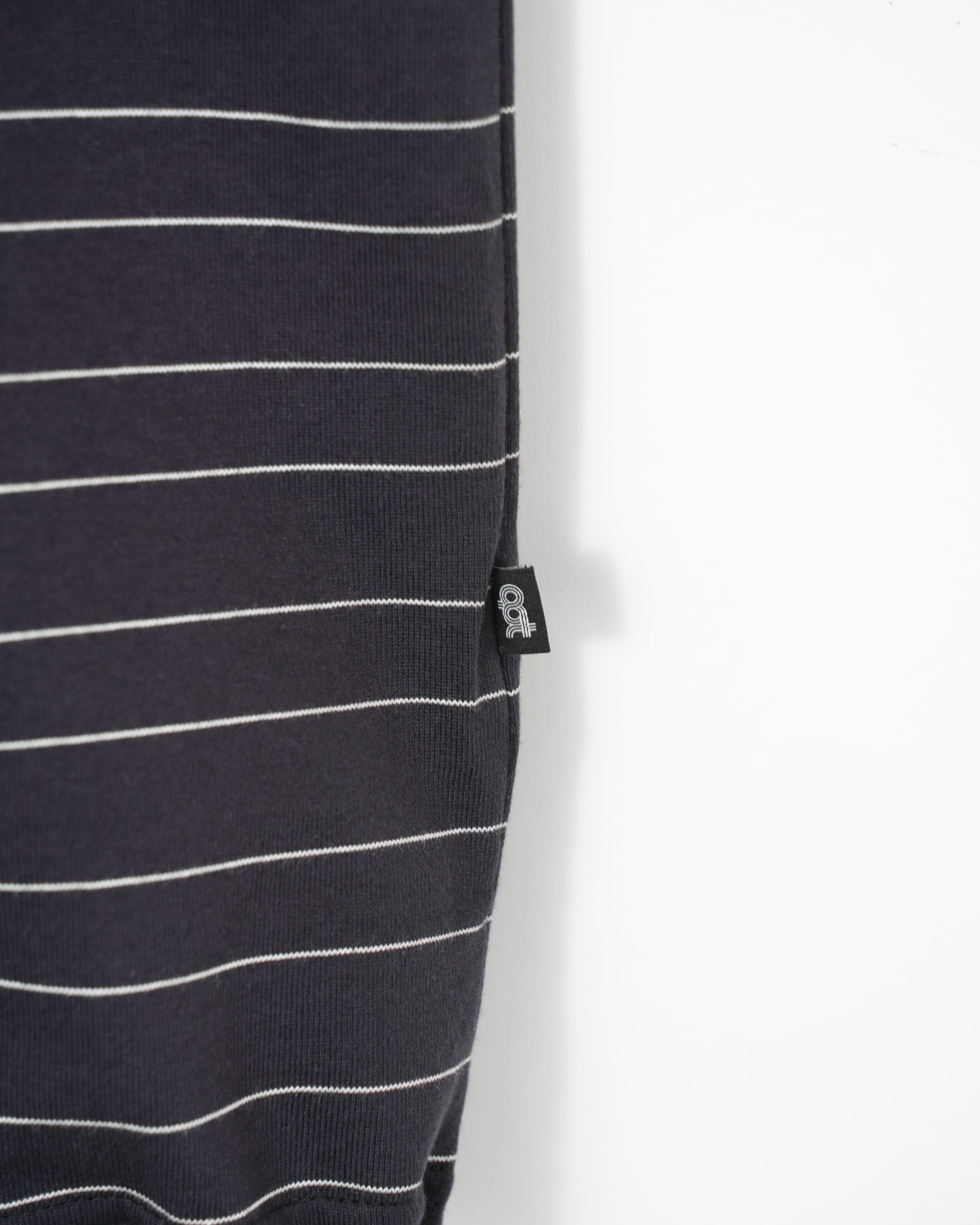 OPTSTUFF] CLASSIC BORDER DRAWSTRING T-SHIRT (NAVY) | OPTSTUFF