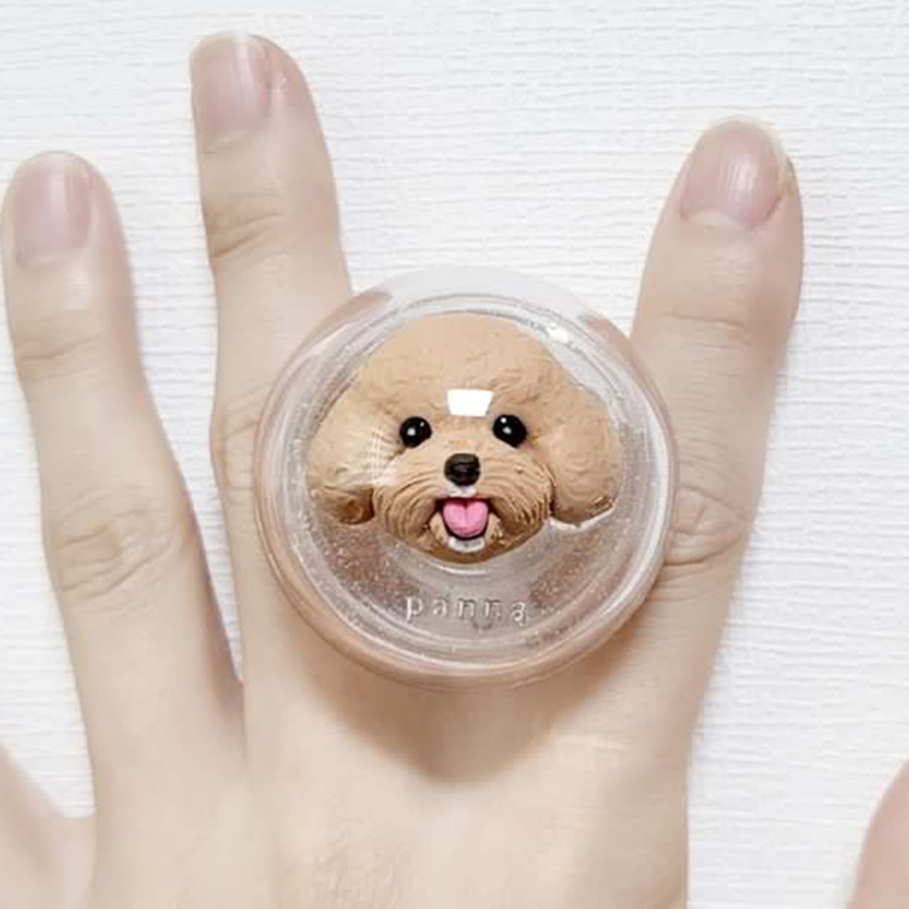 Clear case Pet Griptok(クリアケース うちの子Petスマホグリップ)/ hara