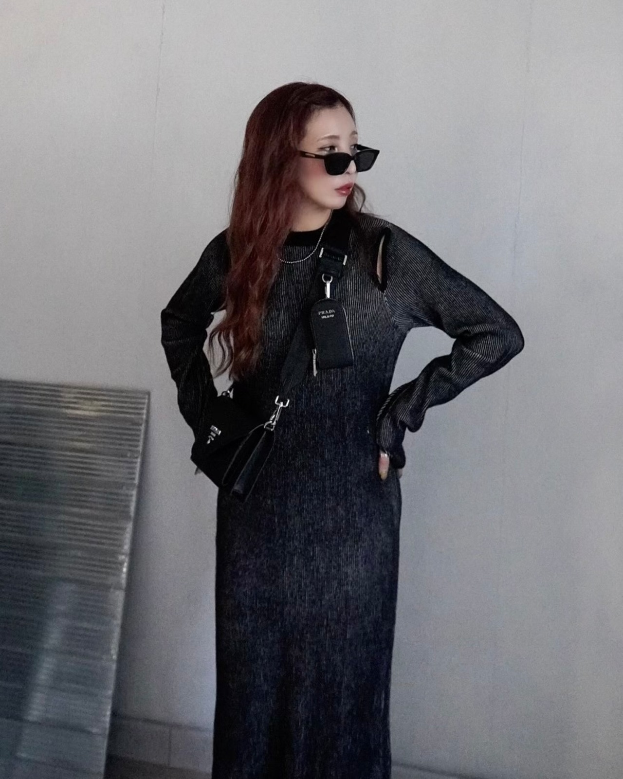 【revival】EYEWEAR 001【カーブエンドサングラス】/Black・leopard
