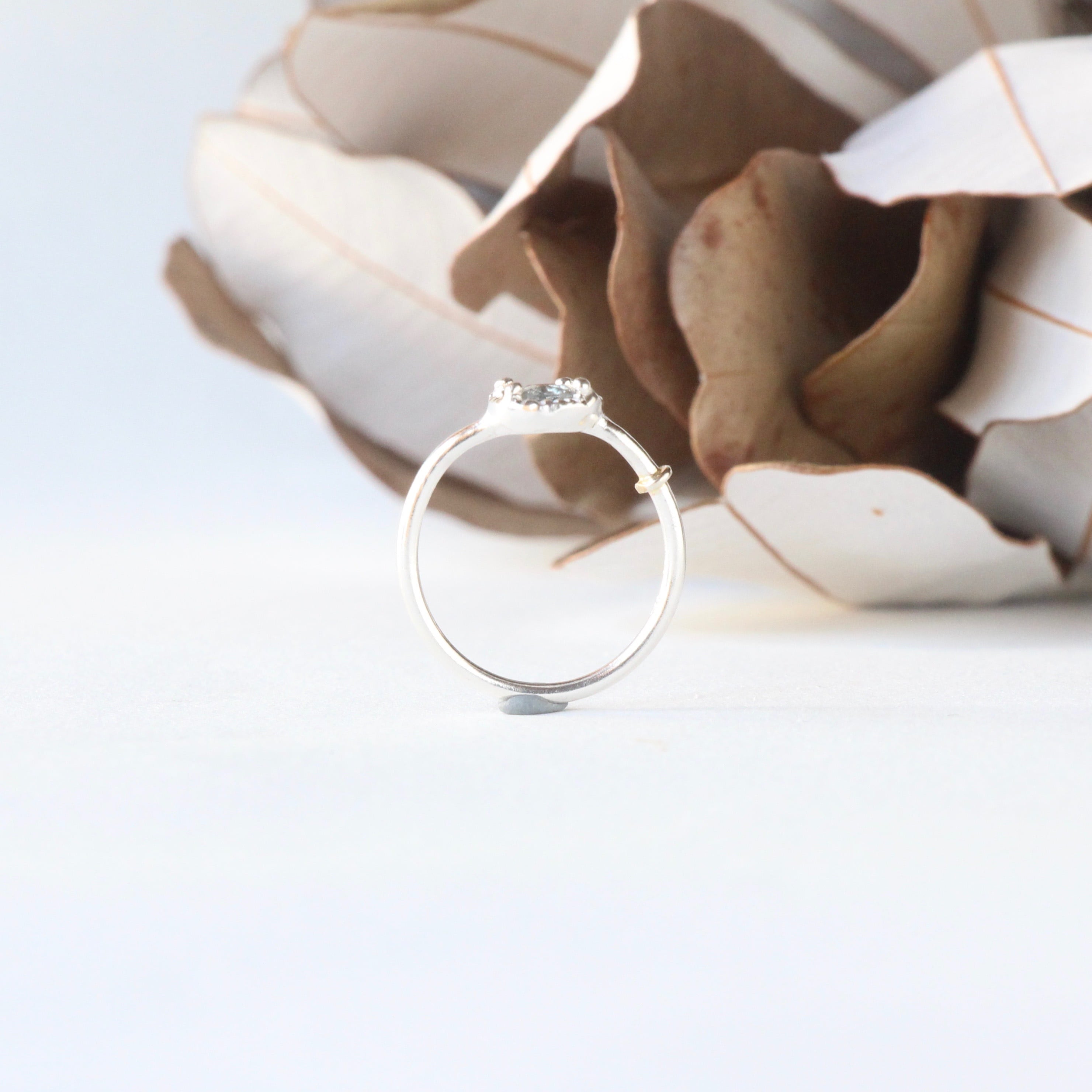 16号モスアクアマリン②リング モス・アクアマリン リング | shizuku jewelry